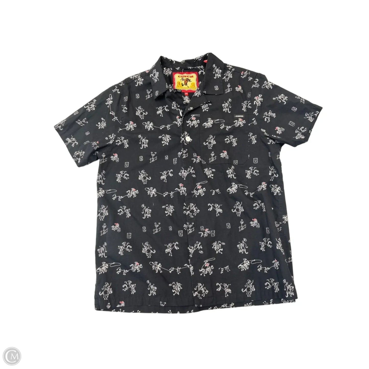 Top Short Sleeve By Clothes Mentor In Black, Size: Xs