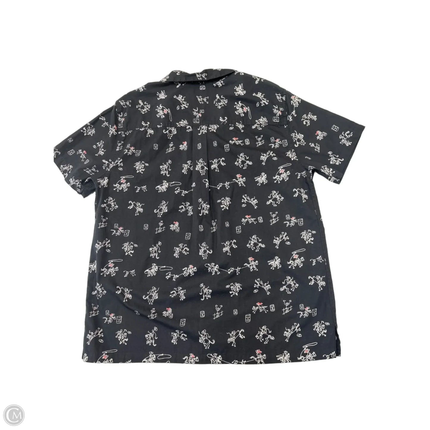 Top Short Sleeve By Clothes Mentor In Black, Size: Xs