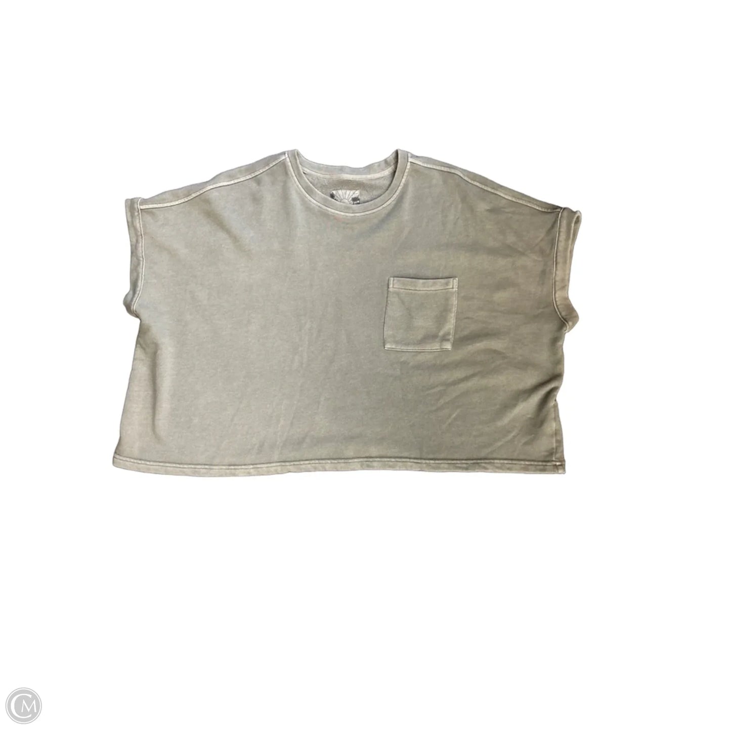 Top Short Sleeve Basic By C And C In Green, Size: Xl