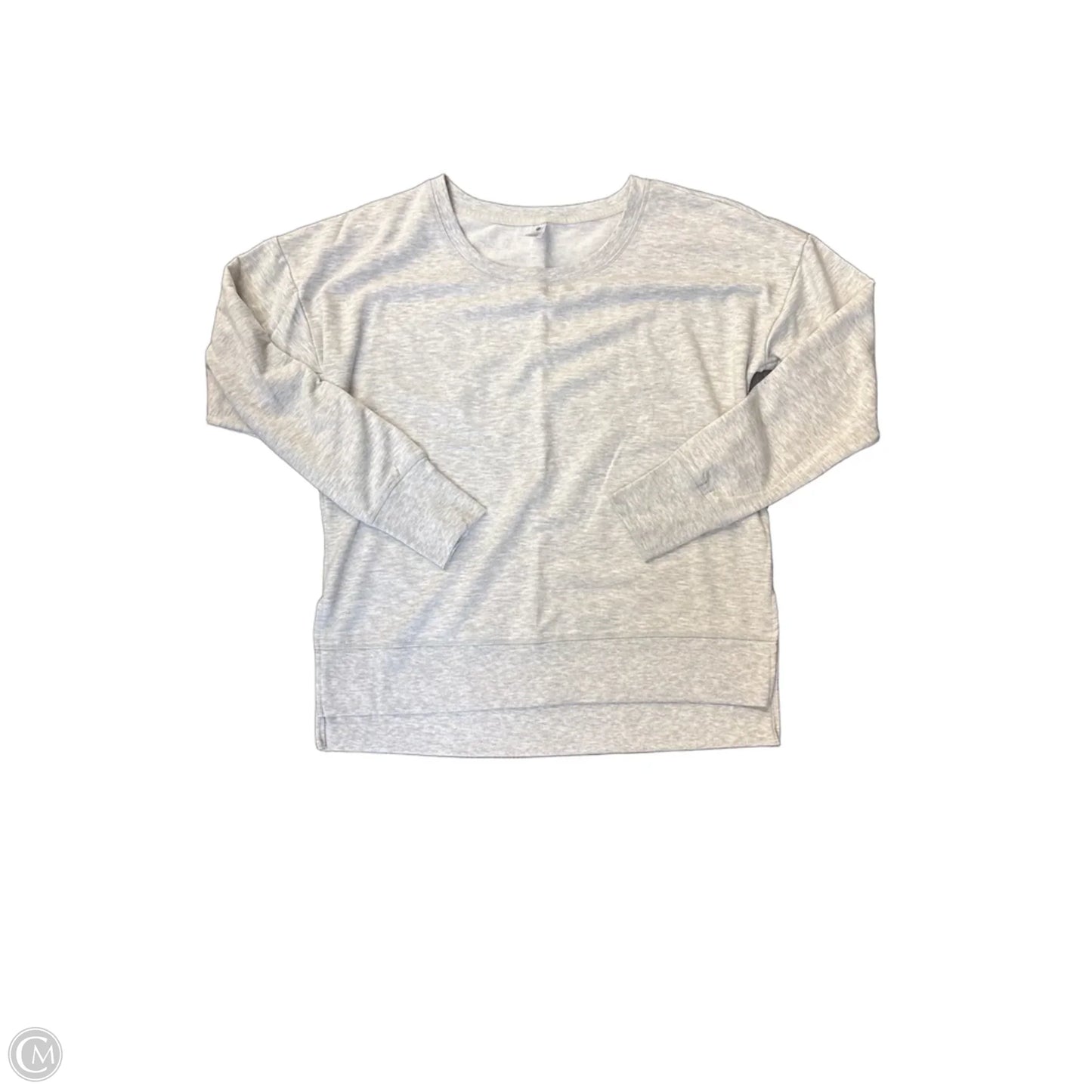 Sweatshirt Crewneck By 90 Degrees By Reflex In Grey, Size: L