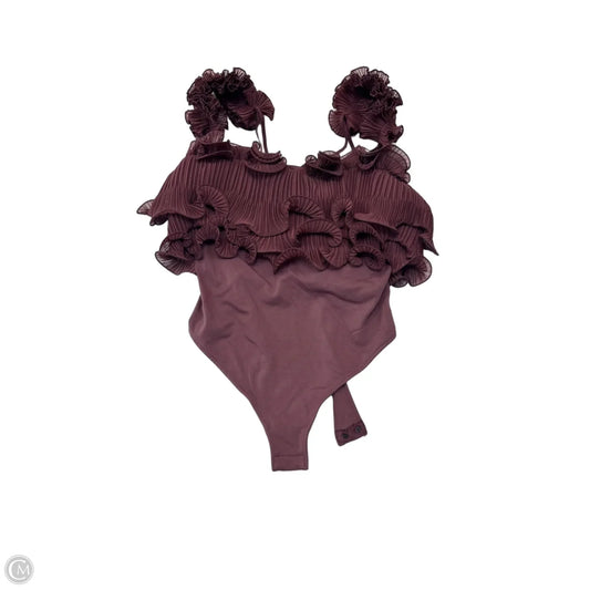 Blouse Sleeveless By Free People In Maroon, Size: S