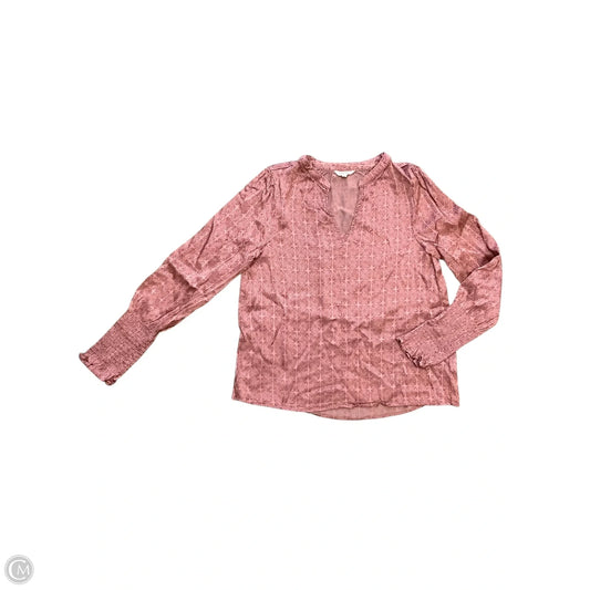 Blouse Long Sleeve By Splendid In Purple, Size: M