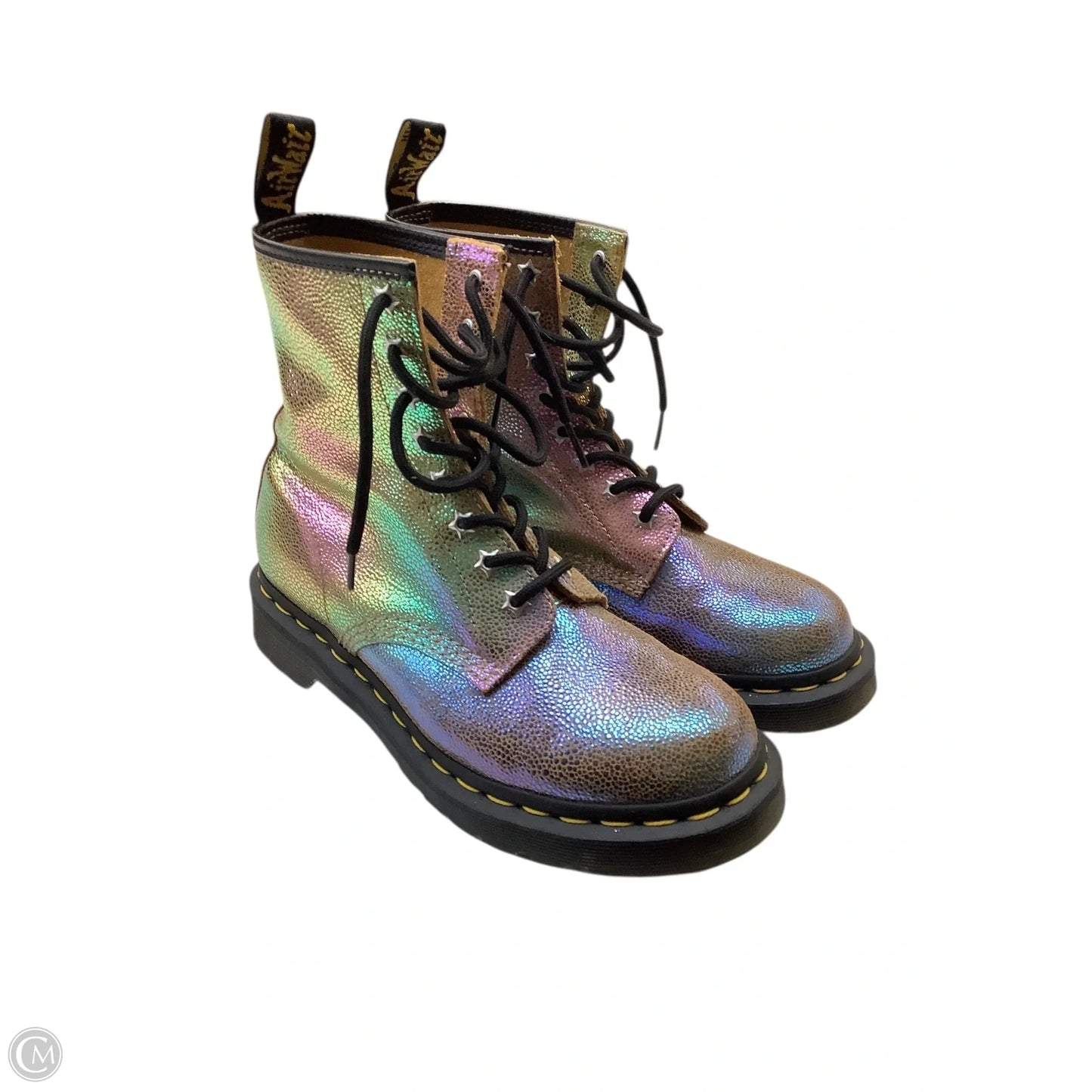 Boots Combat By Dr Martens In Gold, Size: 7