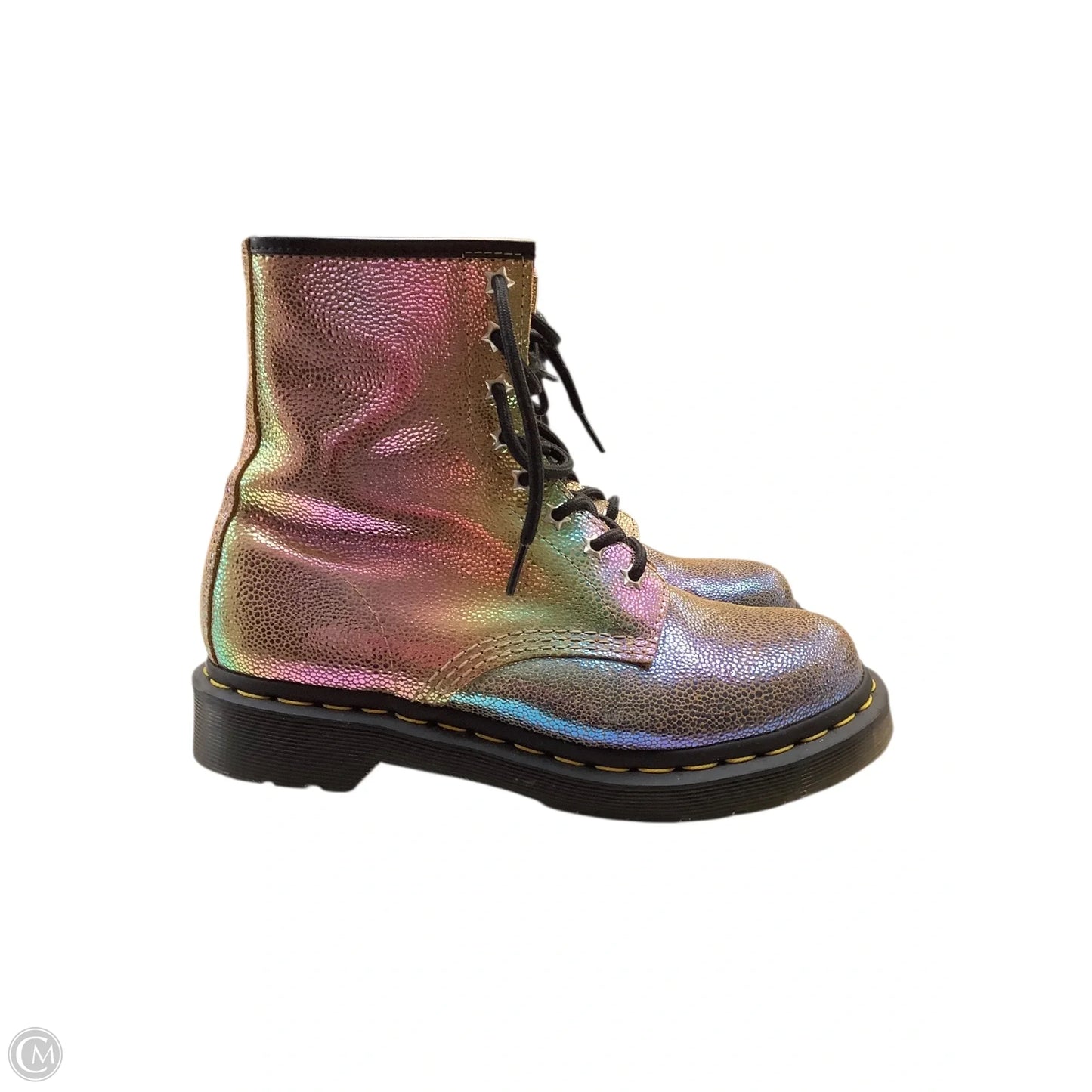 Boots Combat By Dr Martens In Gold, Size: 7