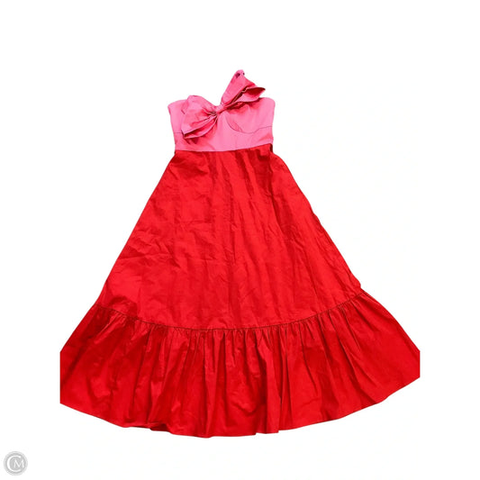Dress Party Midi By Hutch In Pink & Red, Size: 8