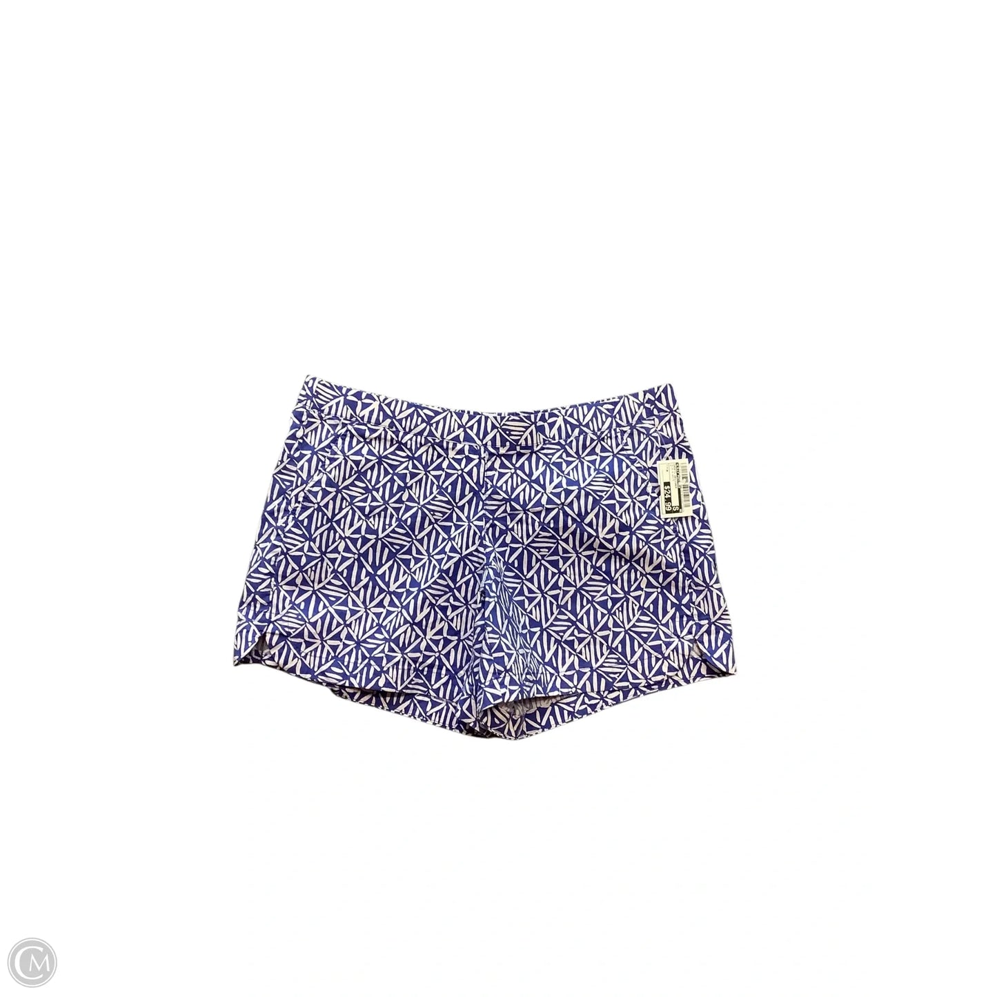 Shorts Designer By Lilly Pulitzer In Blue & White, Size: M