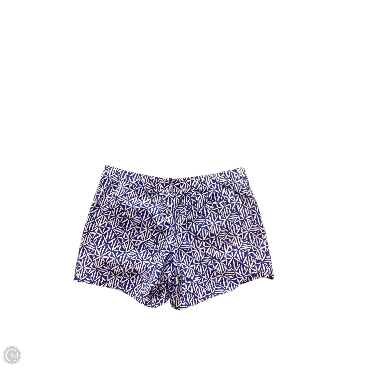 Shorts Designer By Lilly Pulitzer In Blue & White, Size: M