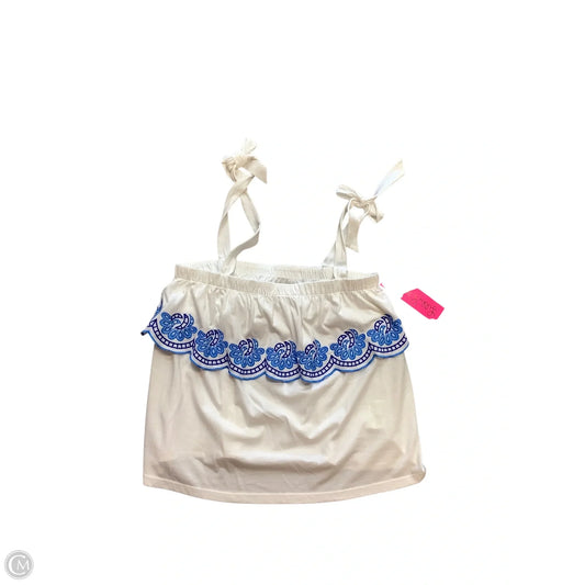 Top Sleeveless Designer By Lilly Pulitzer In White, Size: S