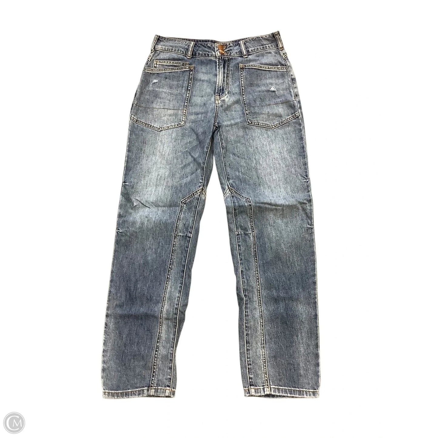 Jeans Boyfriend By Pilcro In Blue Denim, Size: 4