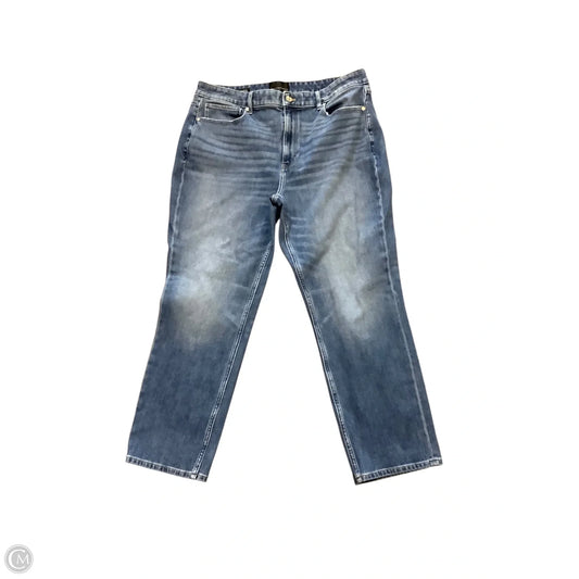 Jeans Boyfriend By White House Black Market In Blue Denim, Size: 14