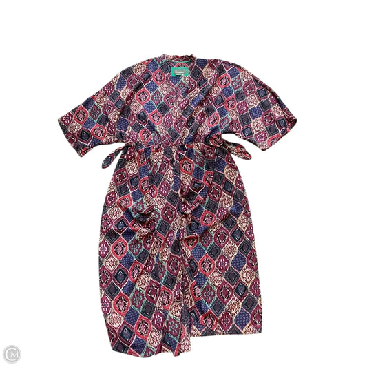 Dress Party Long By Anthropologie In Blue & Purple, Size: Xl