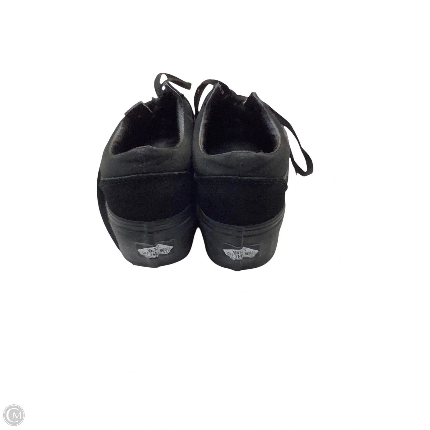 Shoes Sneakers By Vans In Black, Size: 7.5