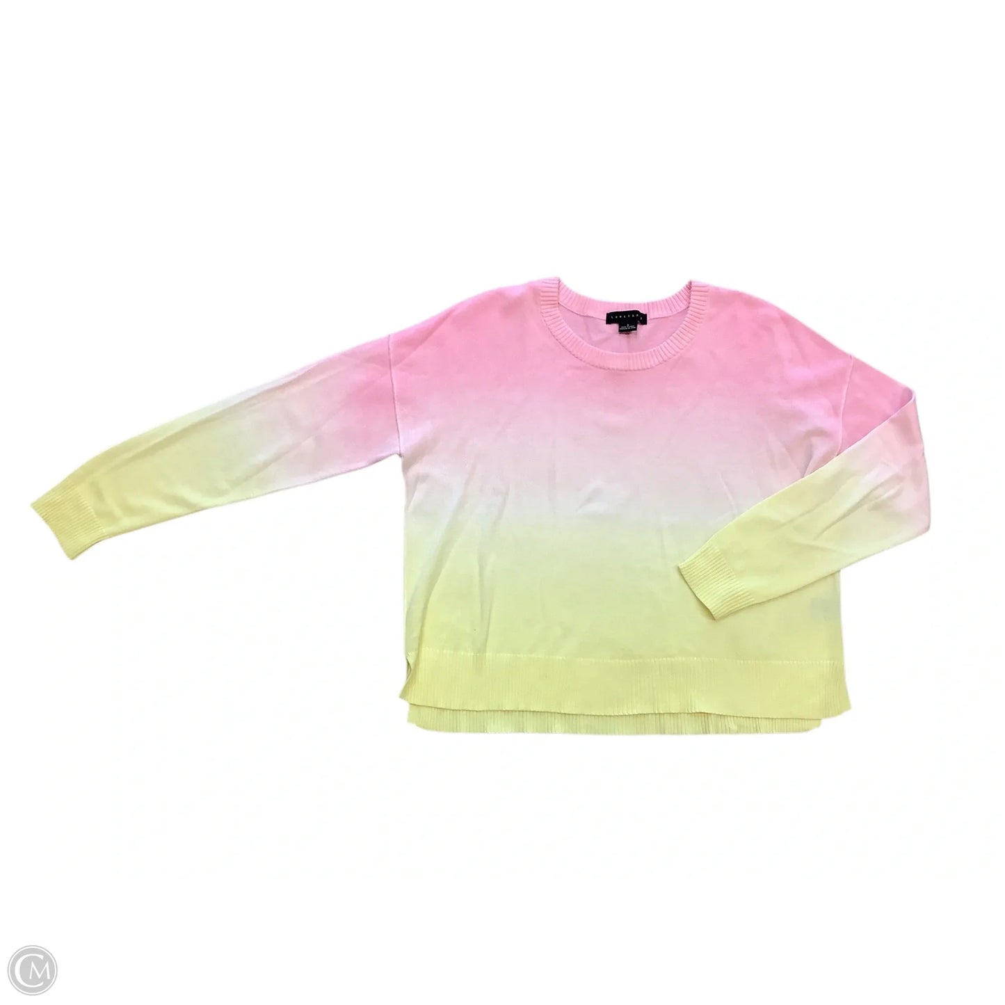 Sweater By Sanctuary In Pink & Yellow, Size: S
