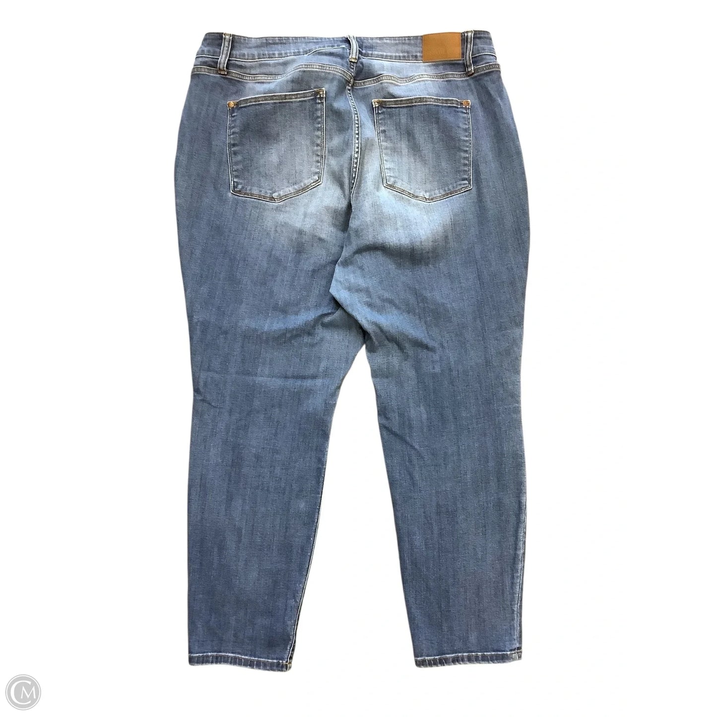 Jeans Skinny By Judy Blue In Blue Denim, Size: 24W