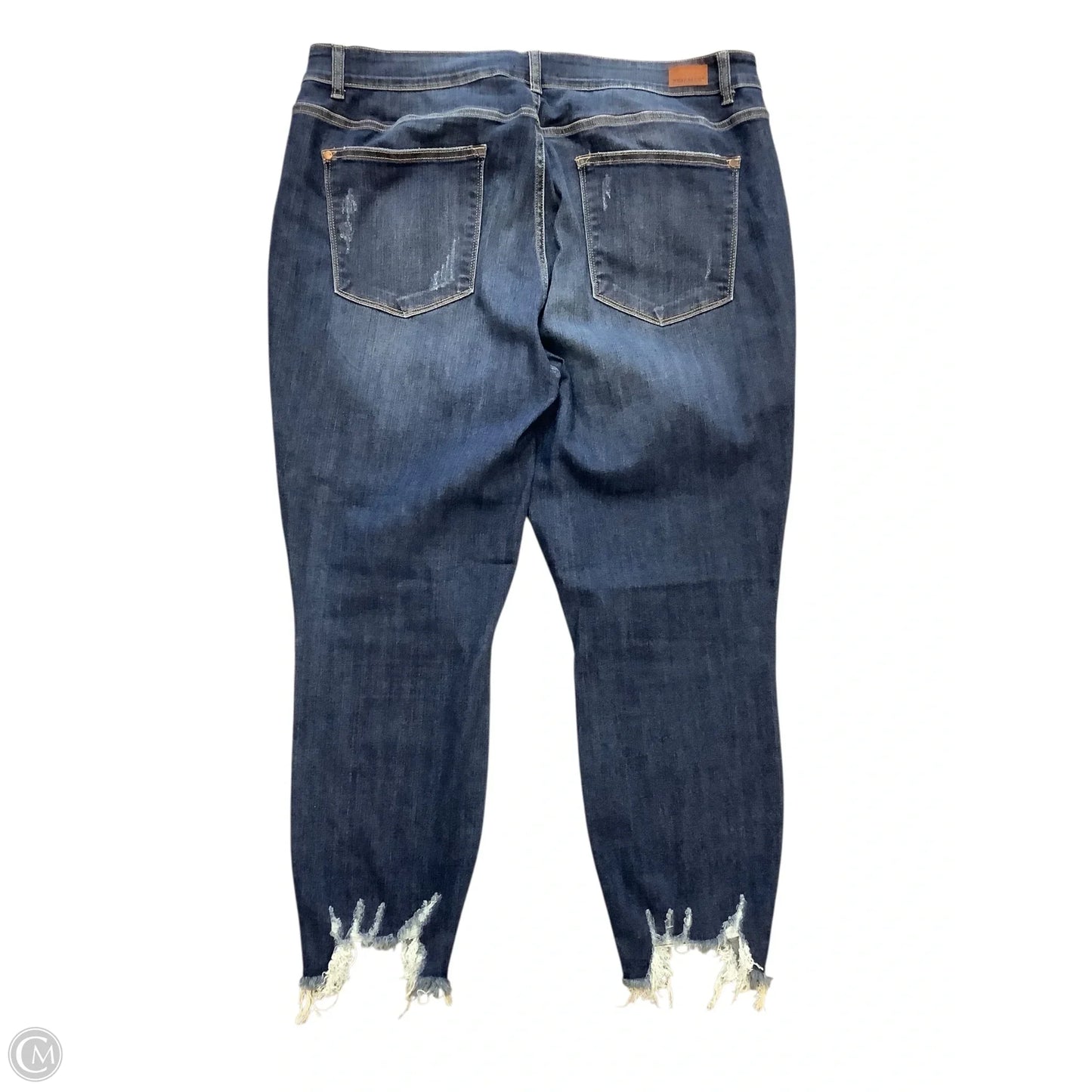 Jeans Skinny By Judy Blue In Blue Denim, Size: 24W