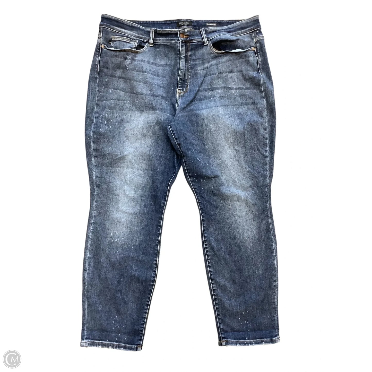 Jeans Boyfriend By Judy Blue In Blue Denim, Size: 24W