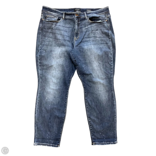 Jeans Boyfriend By Judy Blue In Blue Denim, Size: 24W