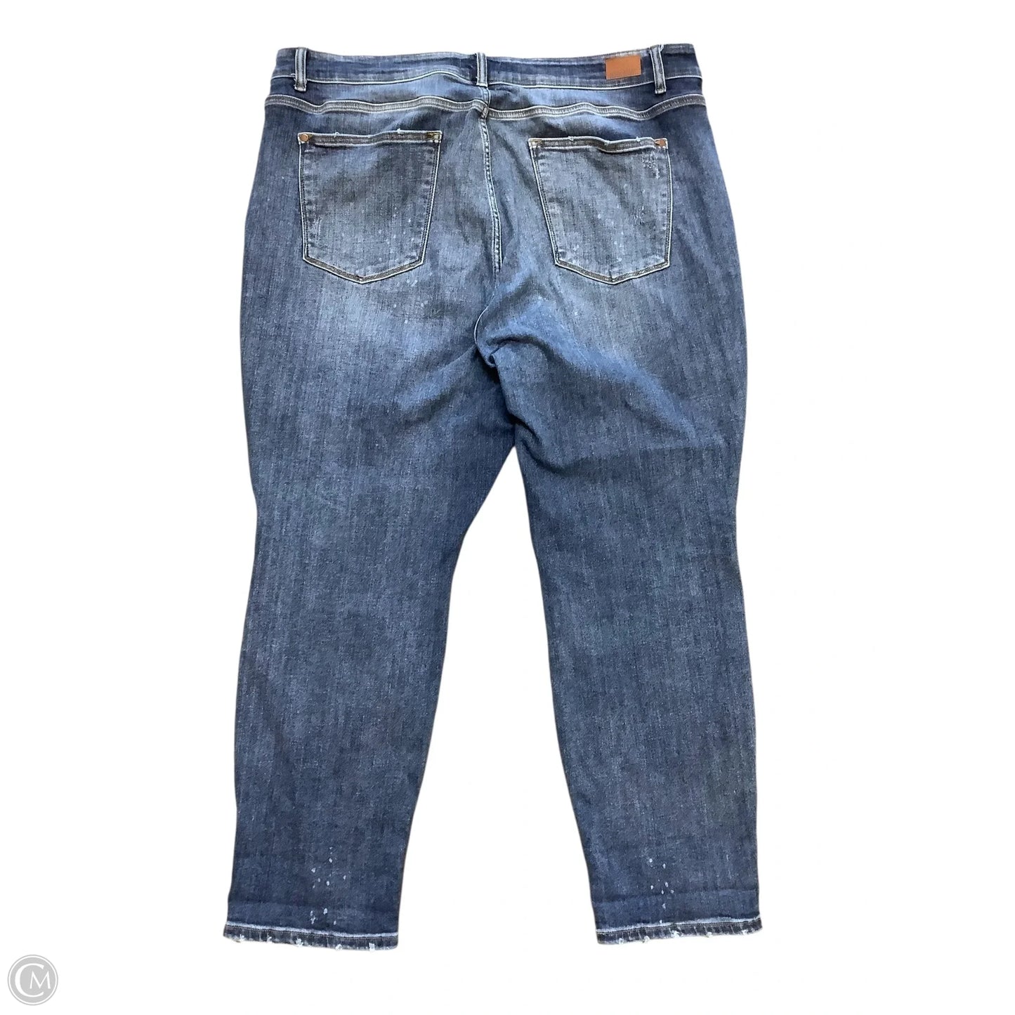 Jeans Boyfriend By Judy Blue In Blue Denim, Size: 24W