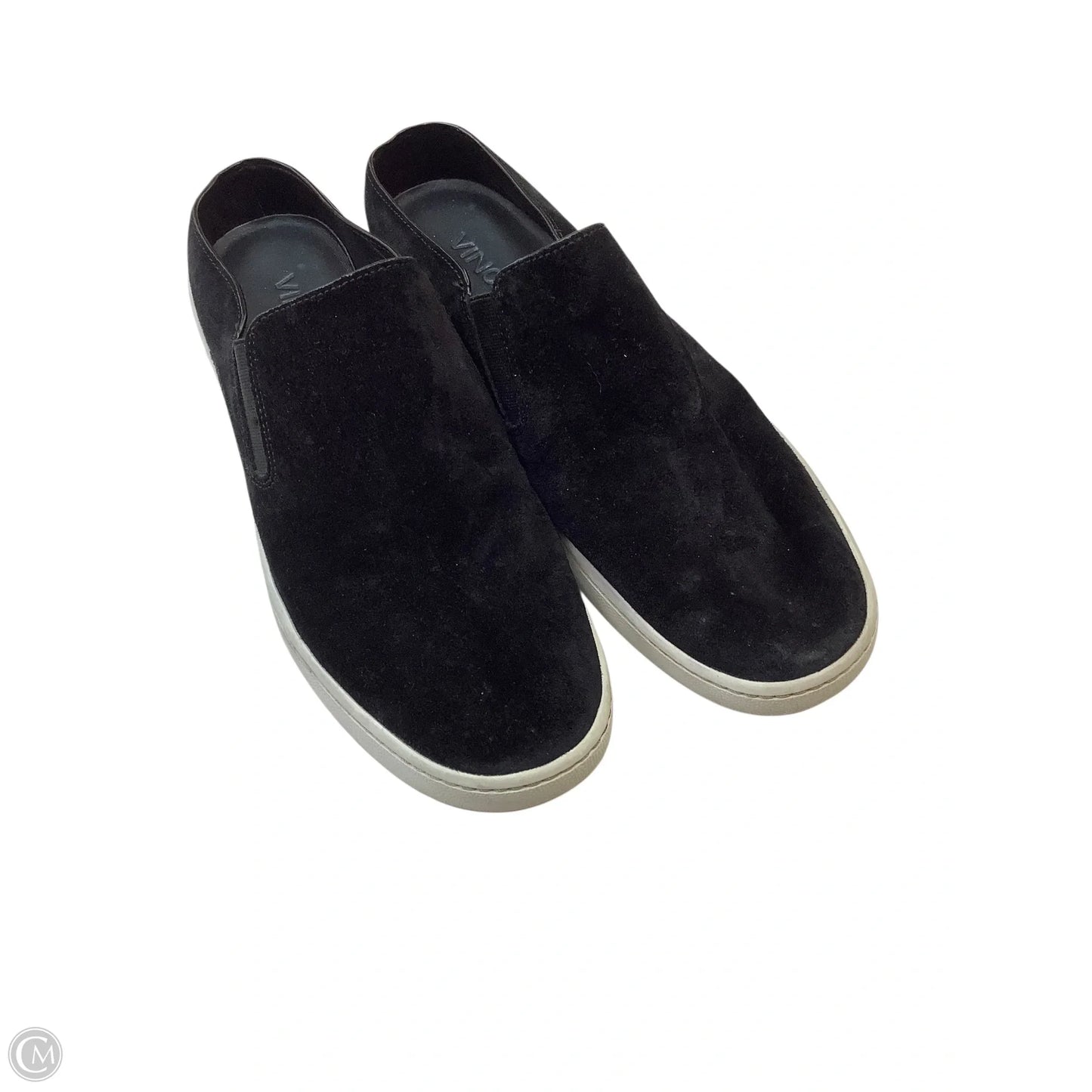 Shoes Sneakers By Vince In Black & White, Size: 6.5