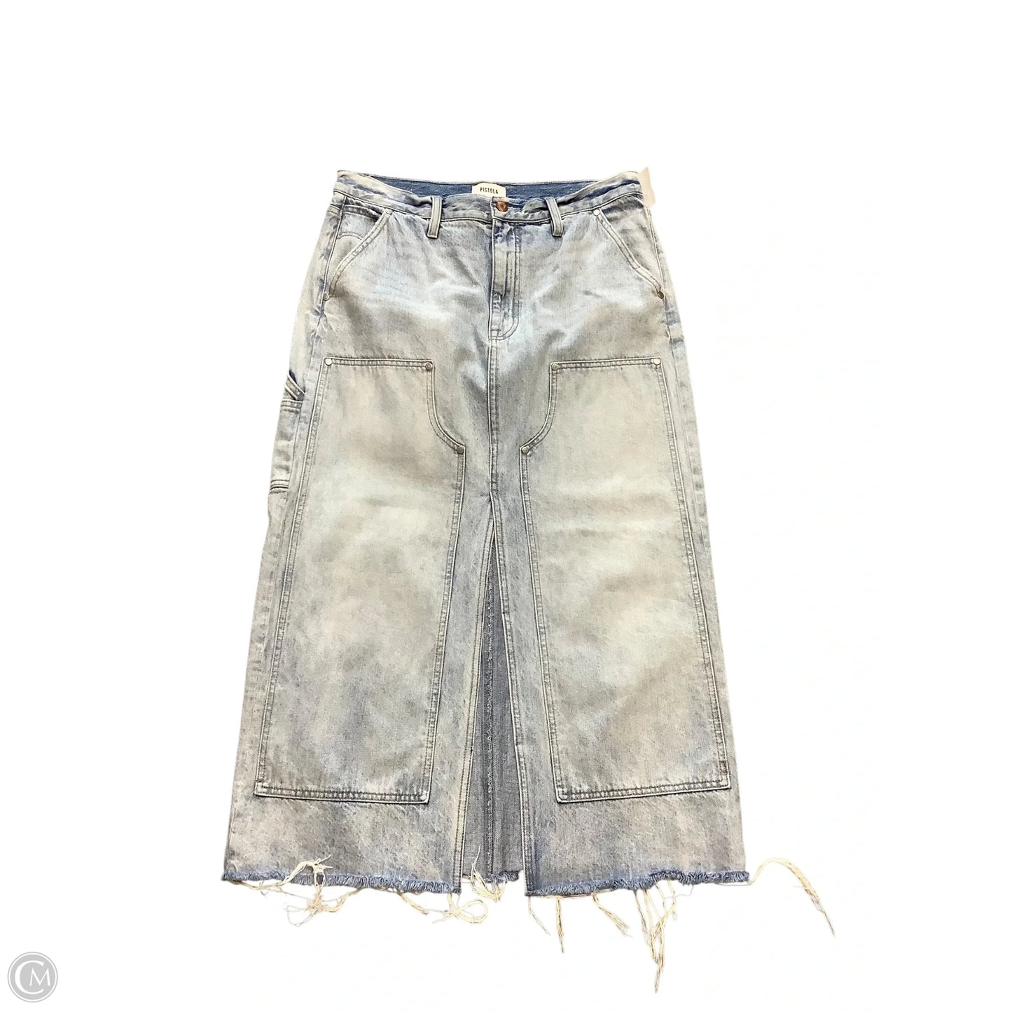 Skirt Maxi By Pistola In Blue Denim, Size: 8