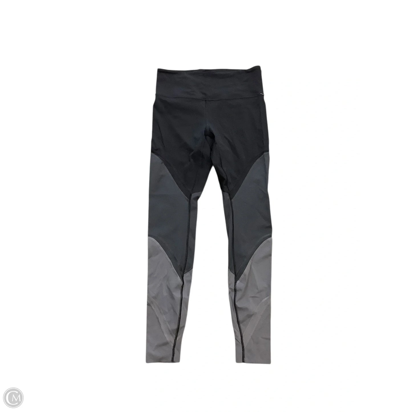 Athletic Leggings By Lululemon In Black & Grey, Size: 8