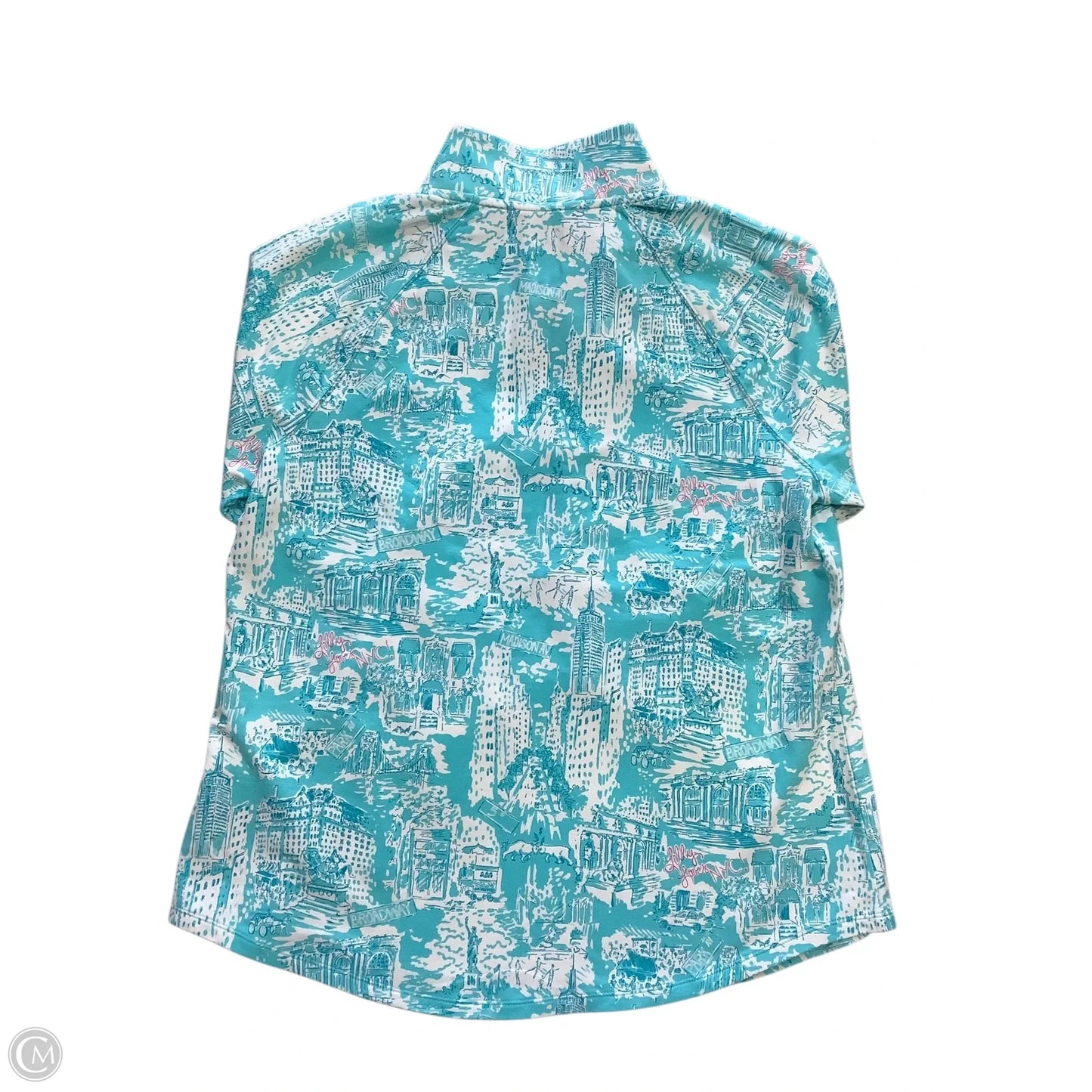 Top Long Sleeve Designer By Lilly Pulitzer In Blue, Size: Xl