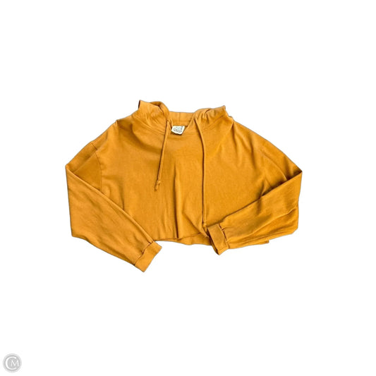 Sweatshirt Hoodie By Cmb In Gold, Size: S