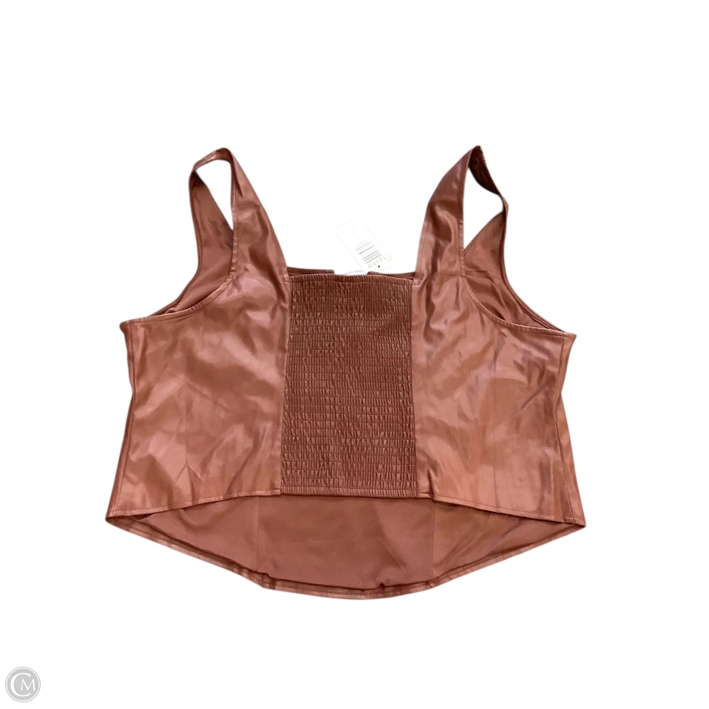 Top Sleeveless By Torrid In Brown, Size: 1x