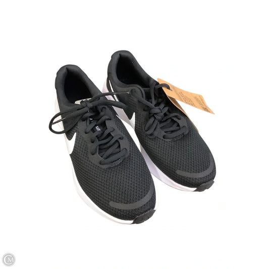 Shoes Athletic By Nike In Black & White, Size: 7.5