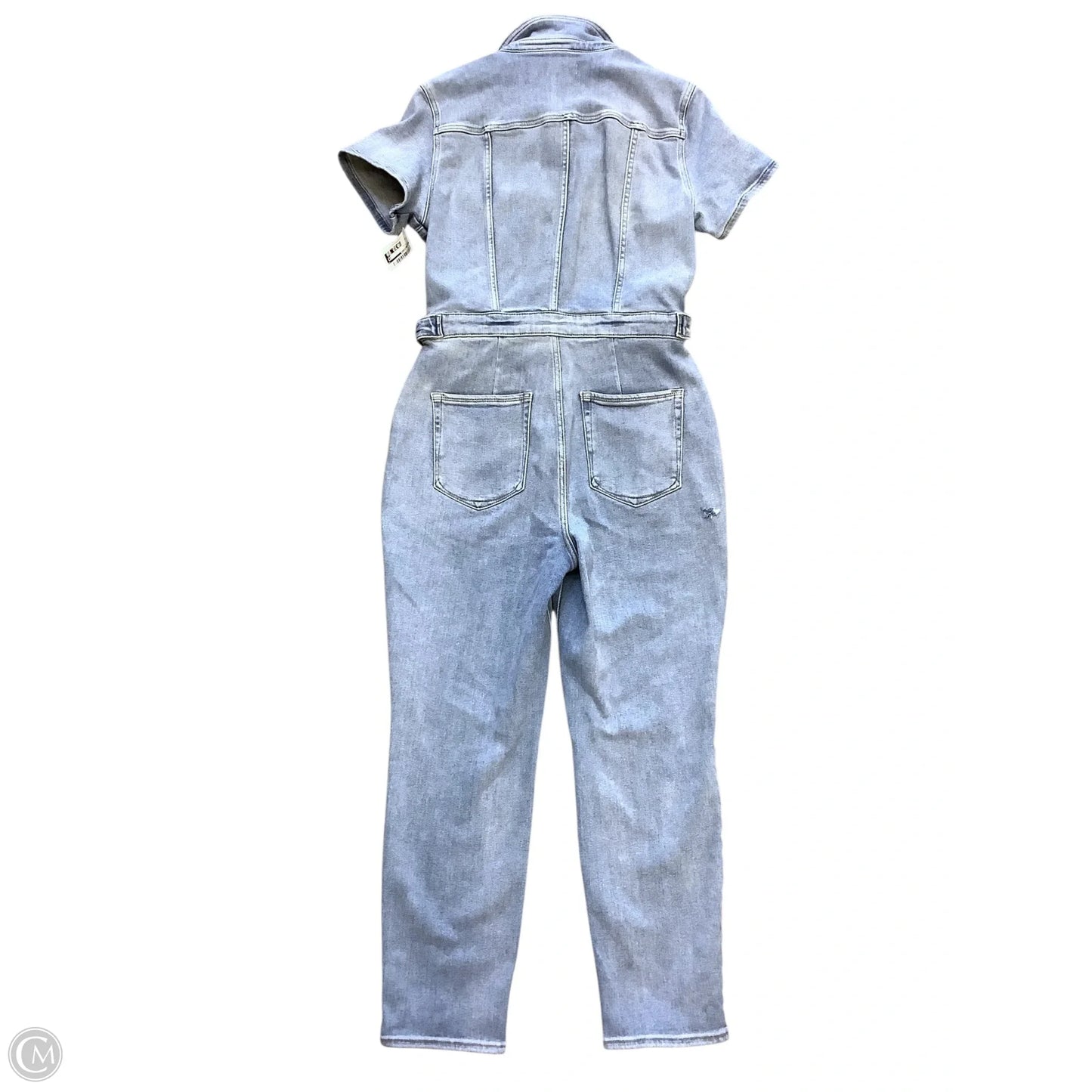Jumpsuit By Good American In Blue Denim, Size: Xl