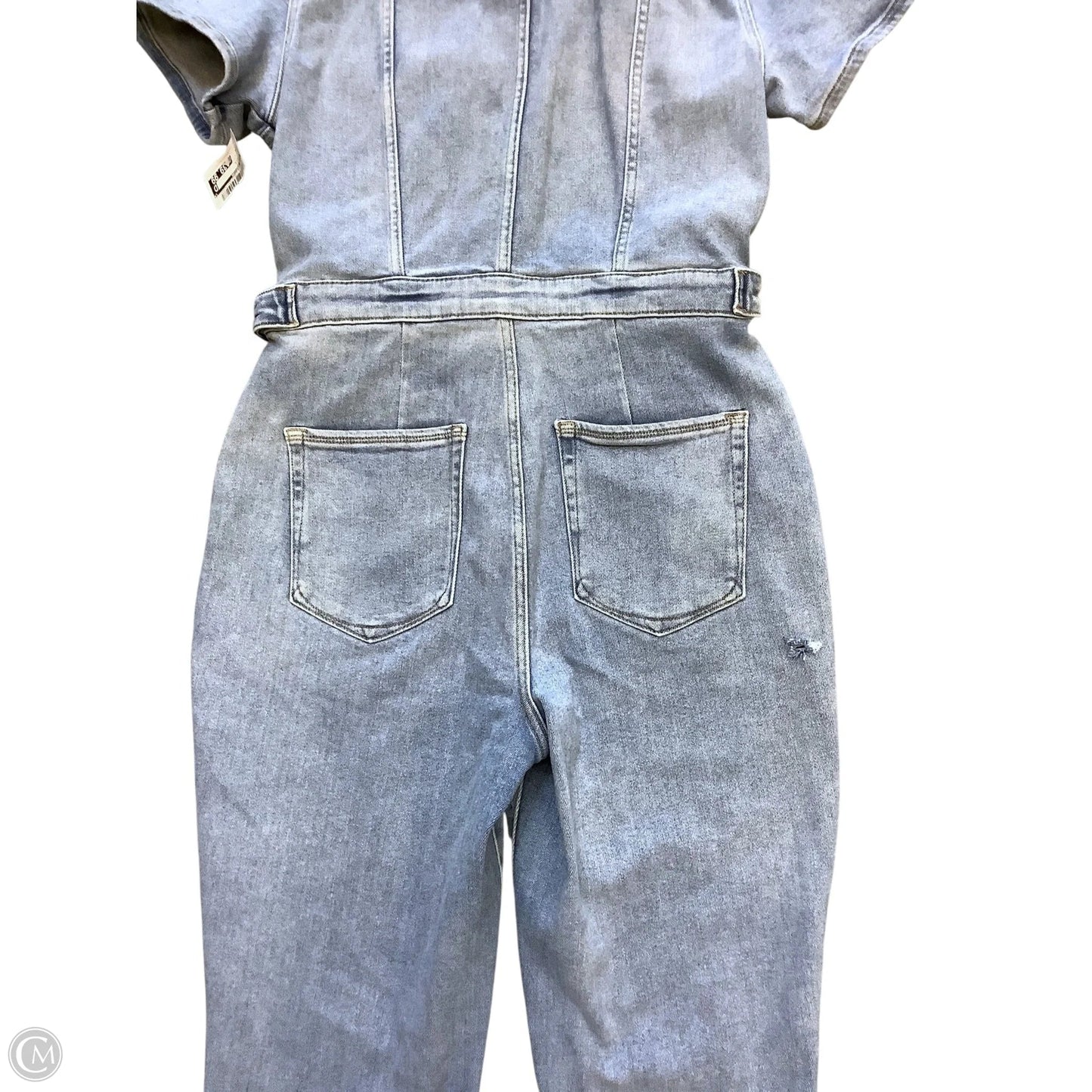 Jumpsuit By Good American In Blue Denim, Size: Xl