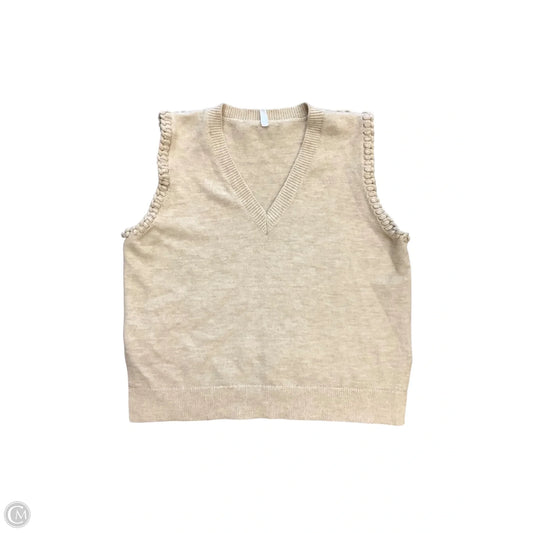 Vest Sweater By Wishlist In Tan, Size: S