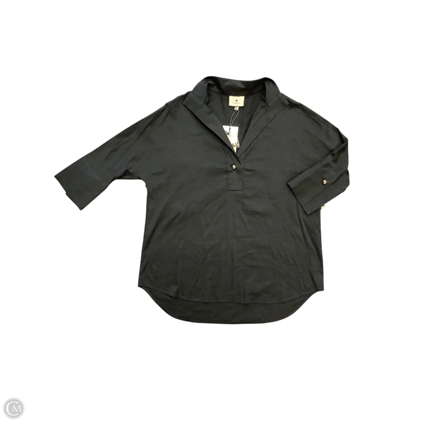 Top Long Sleeve By Tuckernuck In Black, Size: Xs