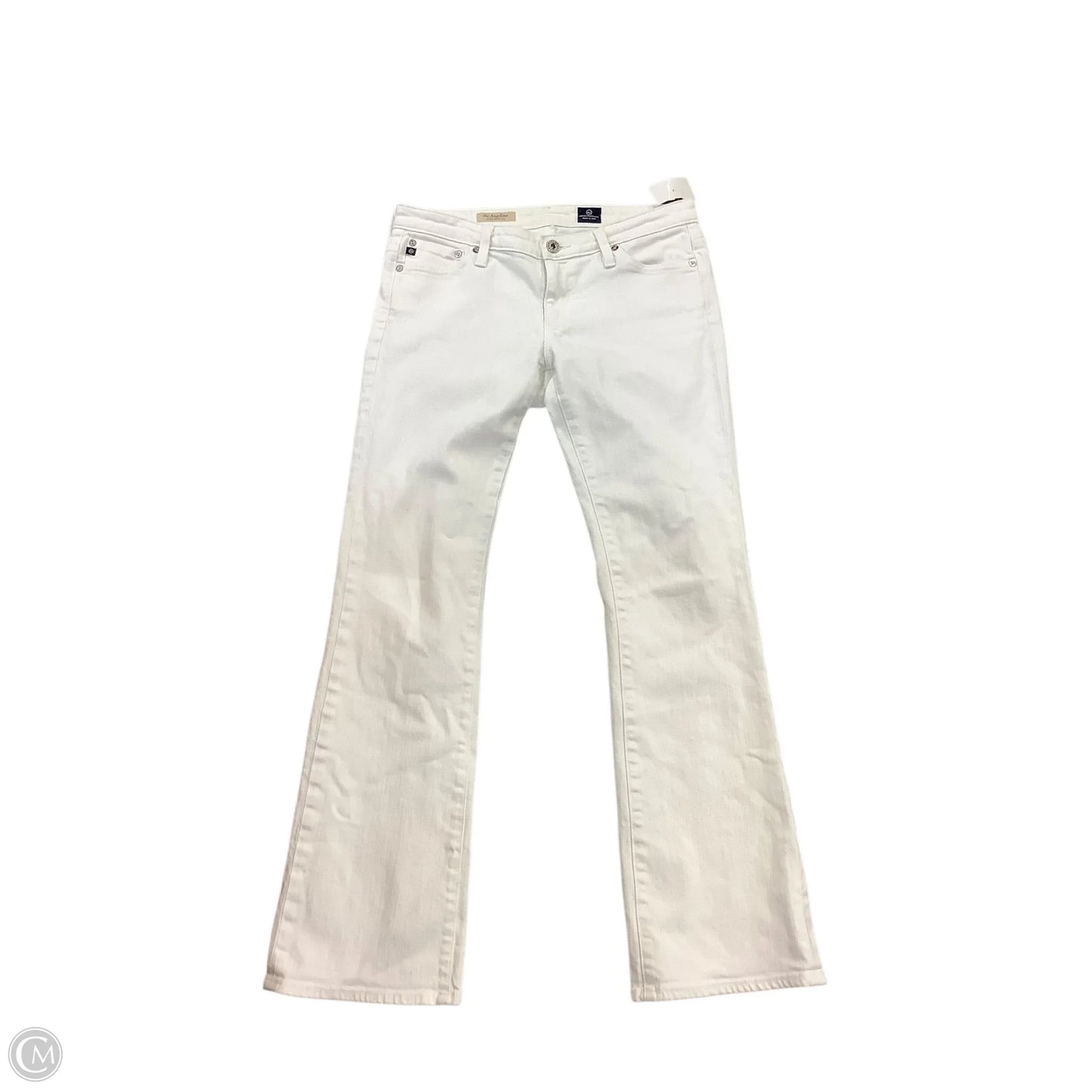 Jeans Boot Cut By Adriano Goldschmied In White Denim, Size: 6