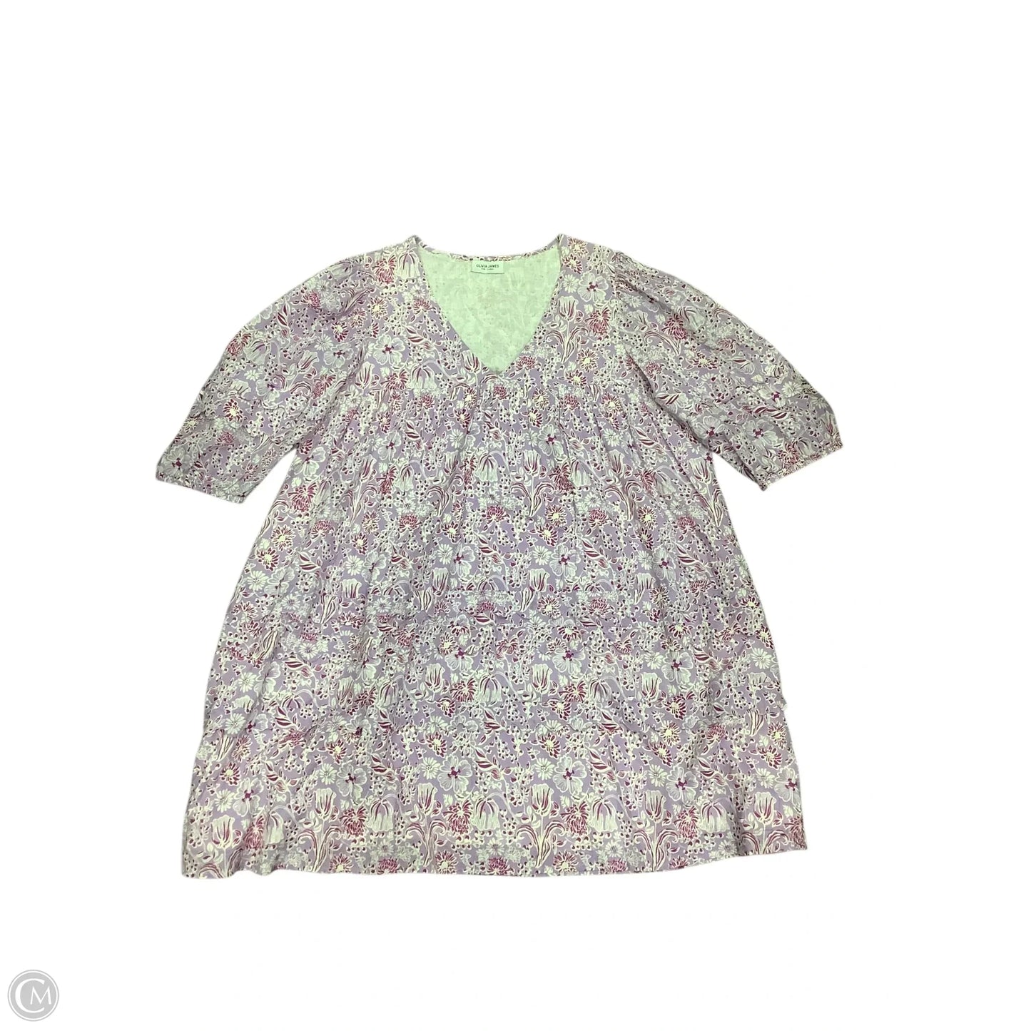 Dress Casual Short By Cma In Purple, Size: L