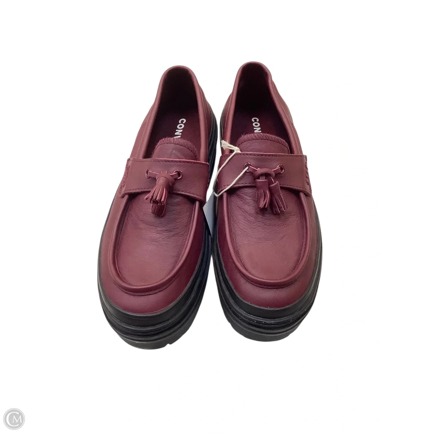 Shoes Heels Platform By Converse In Maroon, Size: 9.5