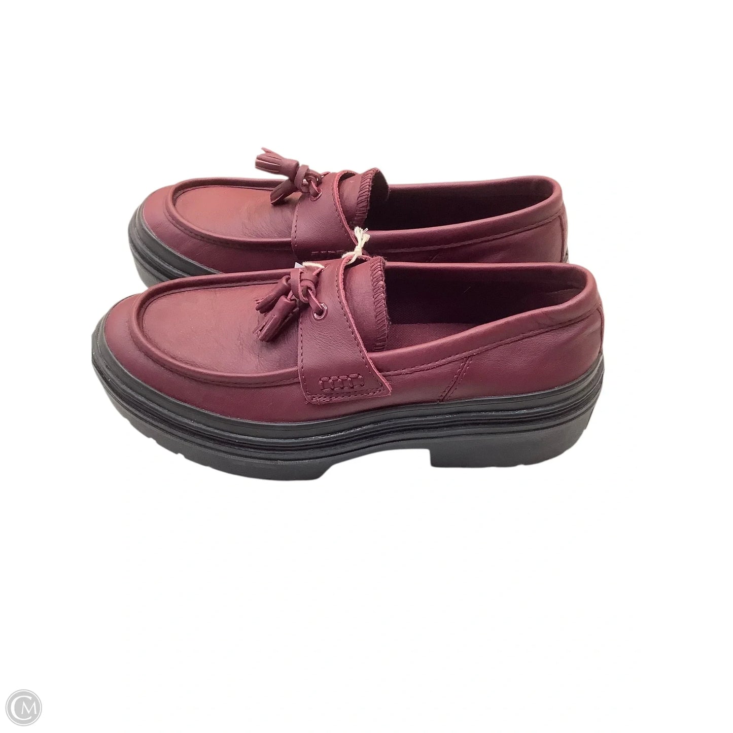 Shoes Heels Platform By Converse In Maroon, Size: 9.5