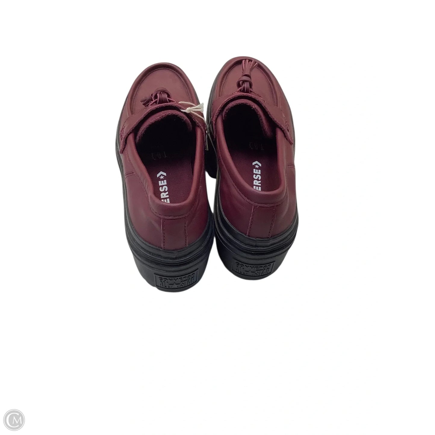 Shoes Heels Platform By Converse In Maroon, Size: 9.5