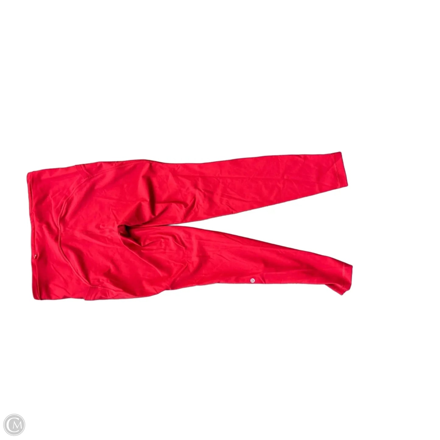 Athletic Leggings By Lululemon In Red, Size: 12