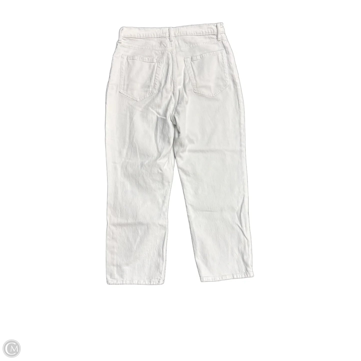 Jeans Straight Leg By Abercrombie And Fitch In White, Size: 12
