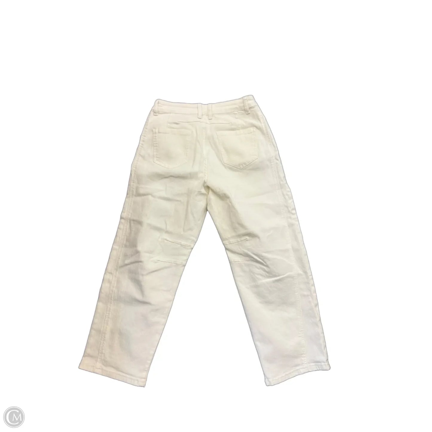 Jeans Wide Leg By Clothes Mentor In White, Size: L