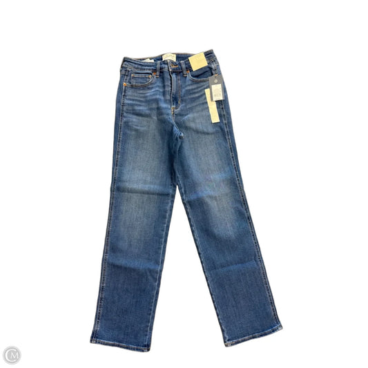 Jeans Straight By Universal Thread In Blue Denim, Size: 8
