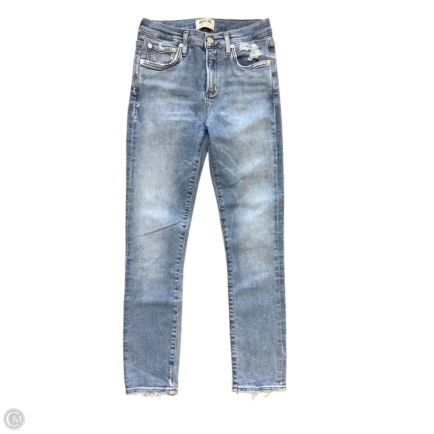 Jeans Skinny By Agolde In Blue, Size: 2(26)