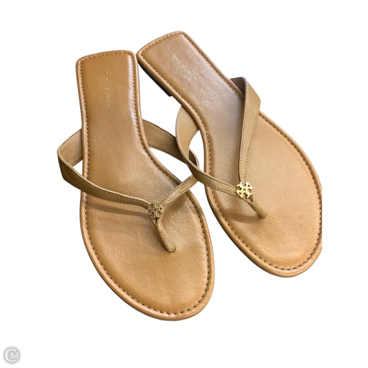 Sandals Designer By Tory Burch In Tan, Size: 8