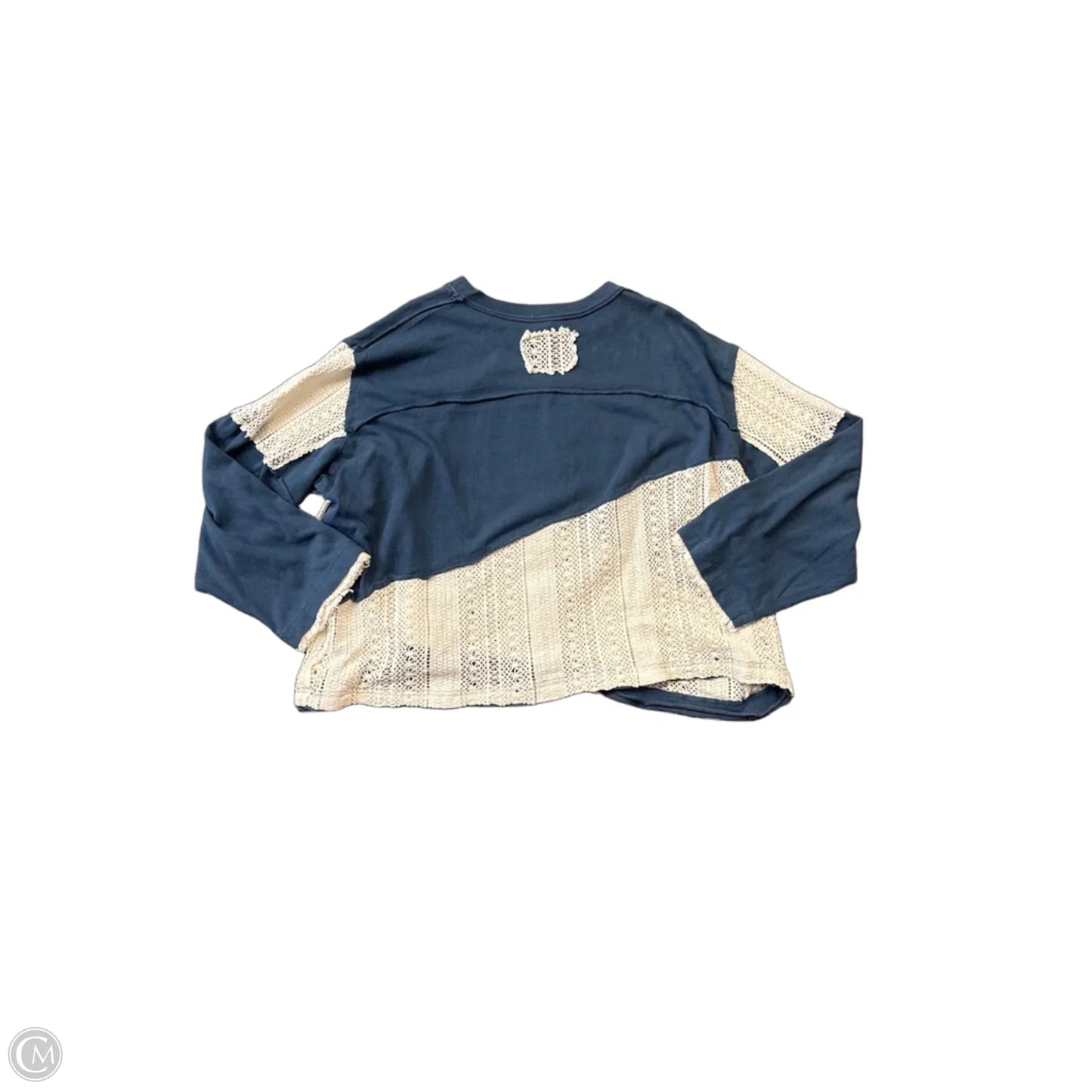 Top Long Sleeve By Pol In Blue, Size: L