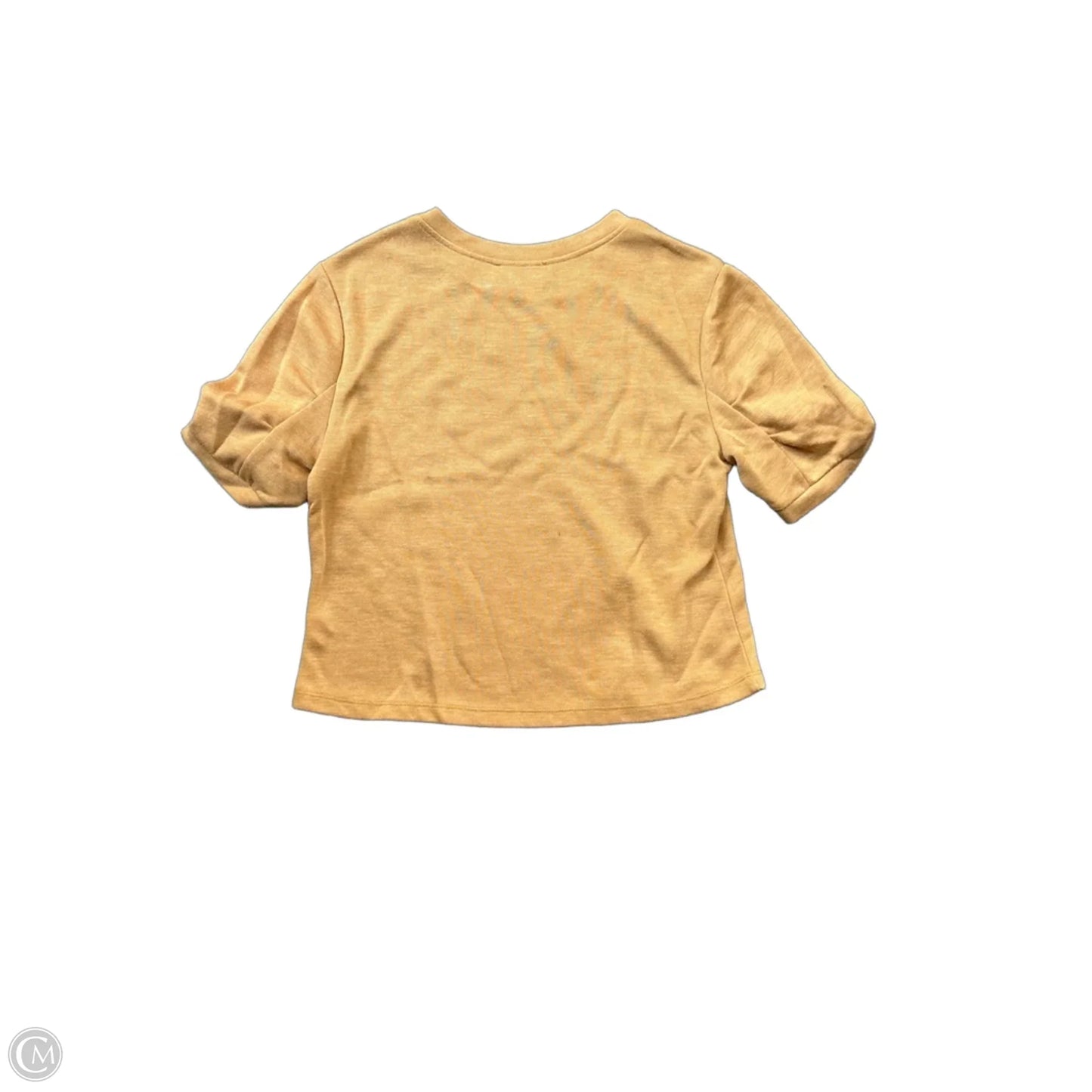 Top Short Sleeve By Ces Femme In Gold, Size: L