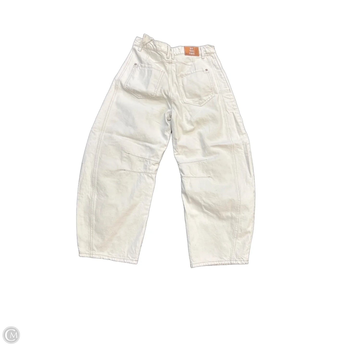 Jeans Wide Leg By We The Free In Cream, Size: 6