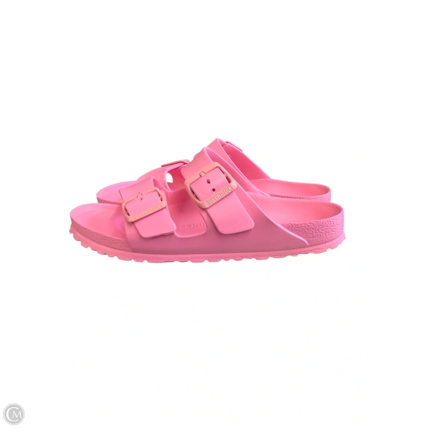 Sandals Flats By Birkenstock In Pink, Size: 38(7)