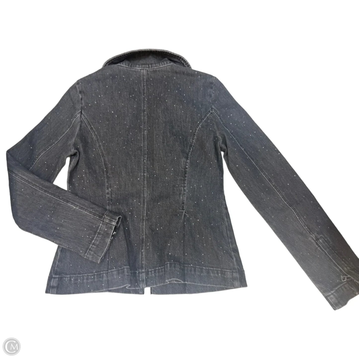 Jacket Denim By White House Black Market In Black, Size: Xs