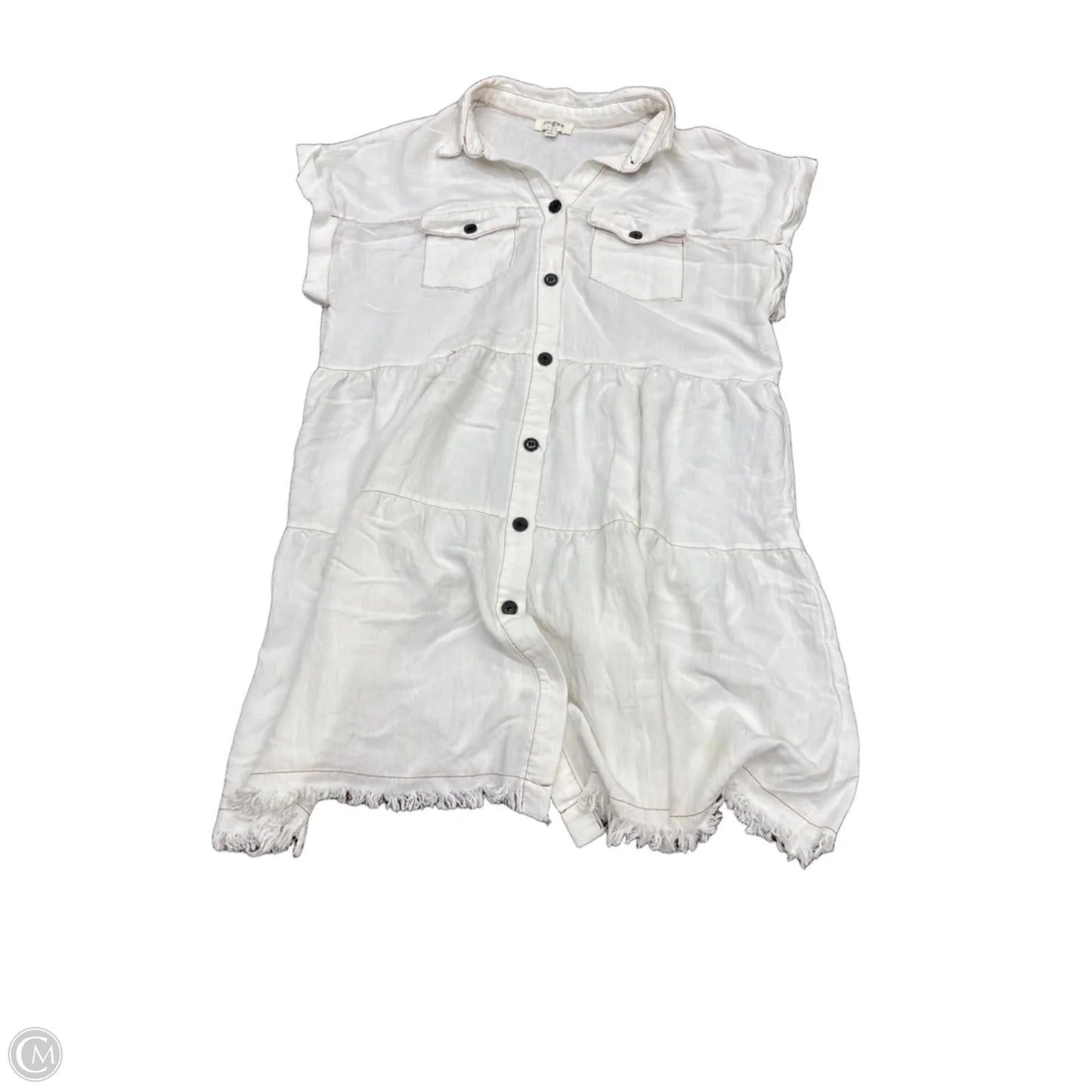 Dress Casual Short By Umgee In White, Size: L